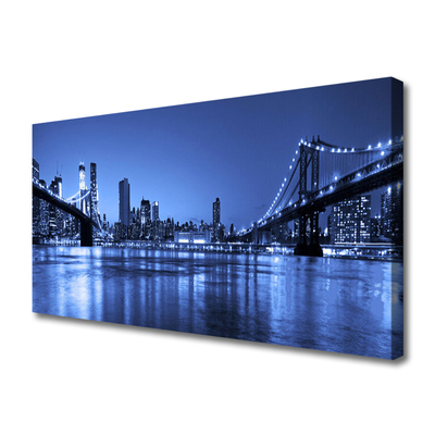 Quadro canvas Arquitetura da Ponte da Cidade