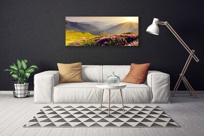Quadro canvas Paisagem de prados de montanha