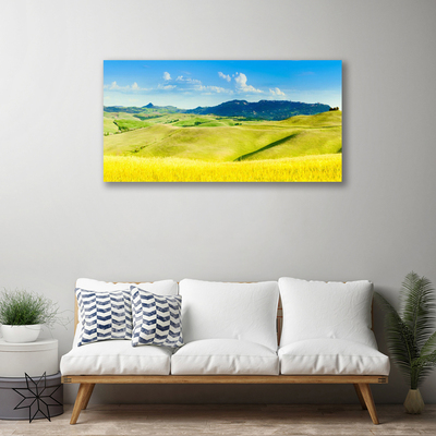 Quadro em tela Paisagem das Montanhas da Vila