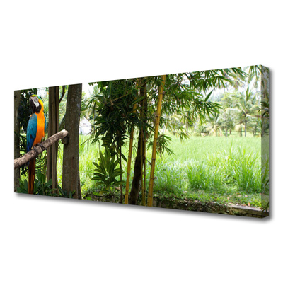 Quadro em tela Árvores Papagaio Natureza