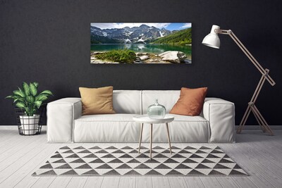 Quadro canvas Paisagem das Montanhas do Lago