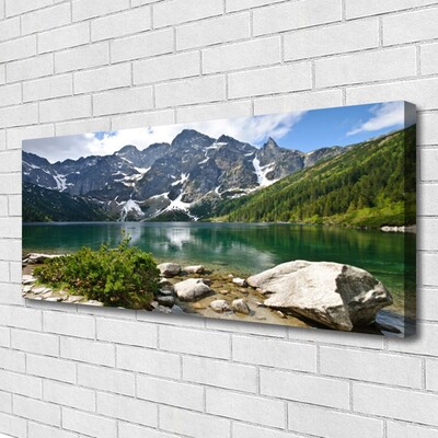 Quadro canvas Paisagem das Montanhas do Lago