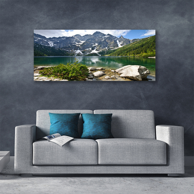Quadro canvas Paisagem das Montanhas do Lago