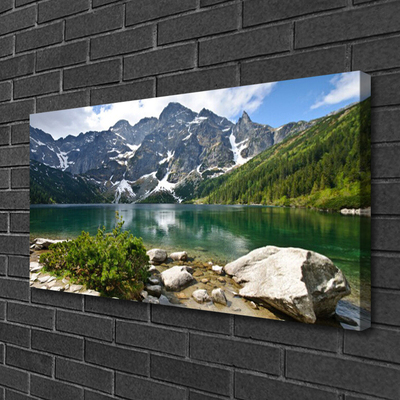 Quadro canvas Paisagem das Montanhas do Lago