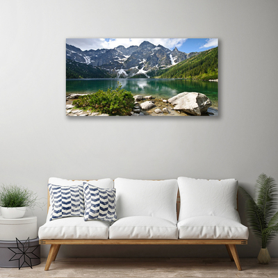Quadro canvas Paisagem das Montanhas do Lago