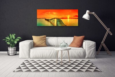 Quadro em tela Arquitetura da Ponte Marítima