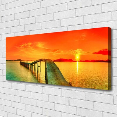 Quadro em tela Arquitetura da Ponte Marítima