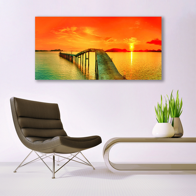 Quadro em tela Arquitetura da Ponte Marítima