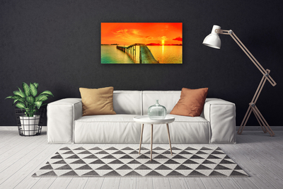 Quadro em tela Arquitetura da Ponte Marítima
