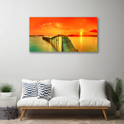 Quadro em tela Arquitetura da Ponte Marítima