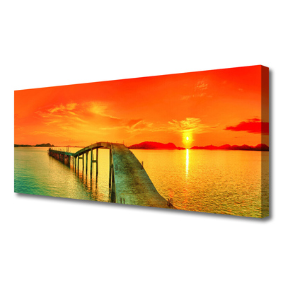 Quadro em tela Arquitetura da Ponte Marítima