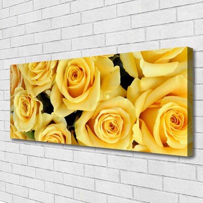 Quadro canvas Planta de flores rosas