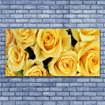 Quadro canvas Planta de flores rosas