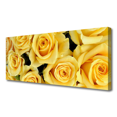 Quadro canvas Planta de flores rosas