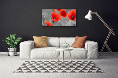 Quadro em tela Papoulas Plantam Natureza