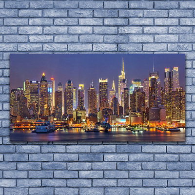 Quadro canvas Casas na cidade Arranha-céus