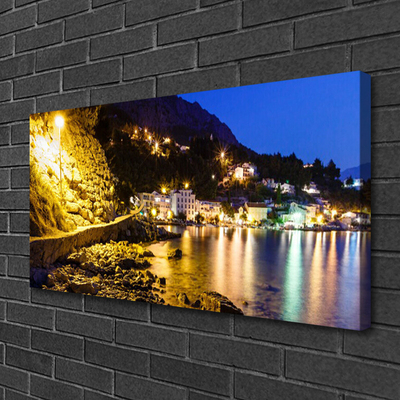 Quadro canvas Paisagem de praia de montanha