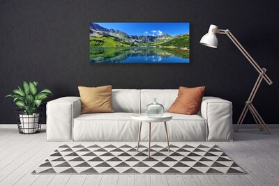 Quadro canvas Paisagem de lago de montanha