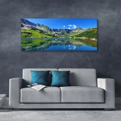 Quadro canvas Paisagem de lago de montanha