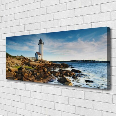 Quadro em tela Paisagem do Farol