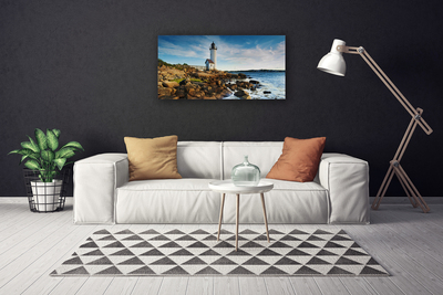 Quadro em tela Paisagem do Farol