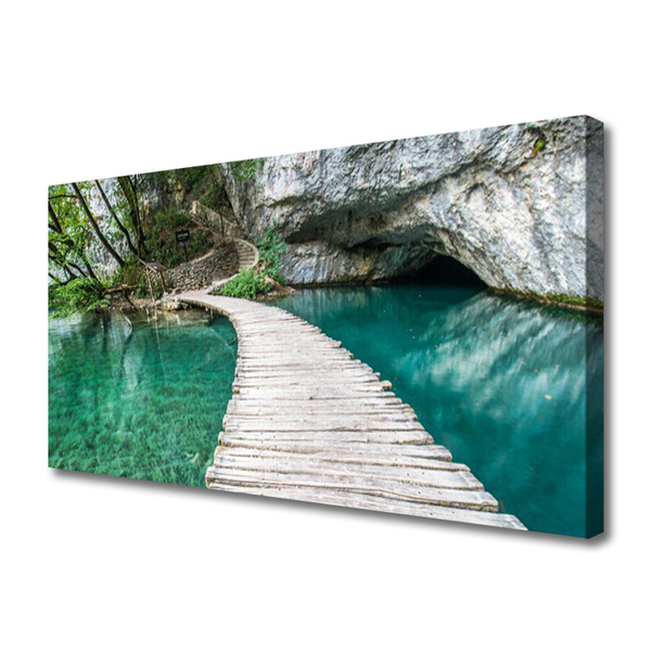 Quadro canvas Arquitetura de Bridge Lake