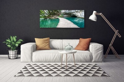 Quadro canvas Arquitetura de Bridge Lake