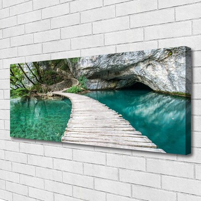 Quadro canvas Arquitetura de Bridge Lake