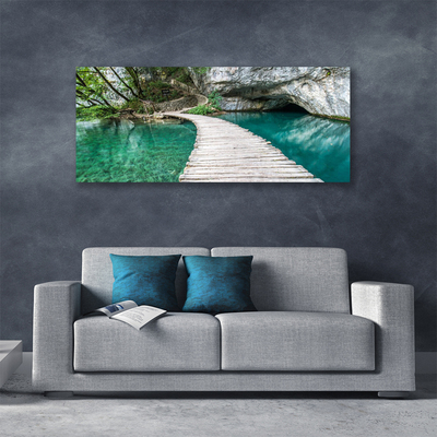 Quadro canvas Arquitetura de Bridge Lake