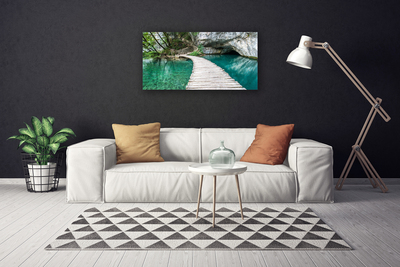 Quadro canvas Arquitetura de Bridge Lake