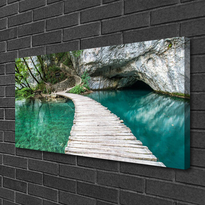 Quadro canvas Arquitetura de Bridge Lake
