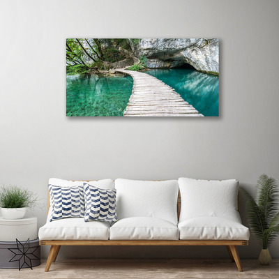 Quadro canvas Arquitetura de Bridge Lake