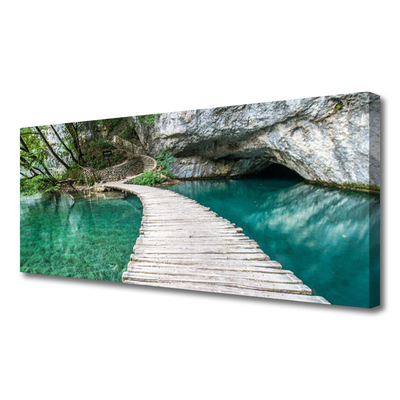 Quadro canvas Arquitetura de Bridge Lake