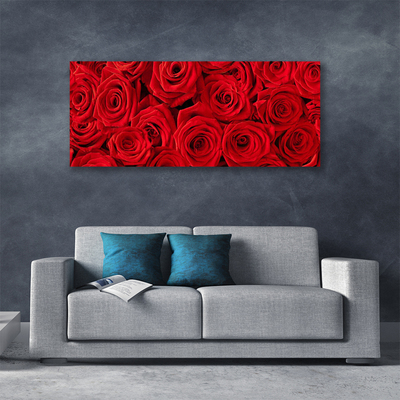 Quadro canvas Planta de flores rosas