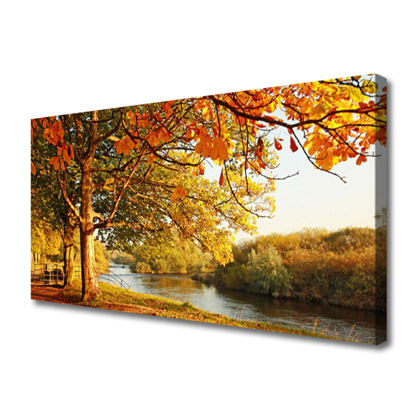 Quadro em tela Natureza do Lago das Árvores