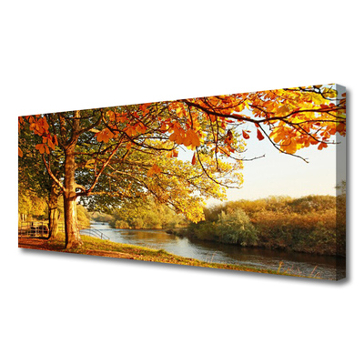 Quadro em tela Natureza do Lago das Árvores