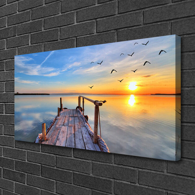 Quadro em tela Arquitetura da Ponte Marítima