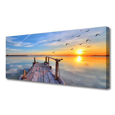 Quadro em tela Arquitetura da Ponte Marítima