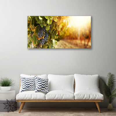 Quadro em tela Cozinha de folhas de uva