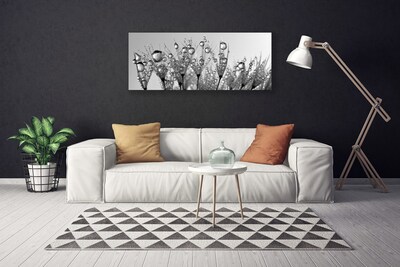 Quadro em tela Abstração Planta Natureza