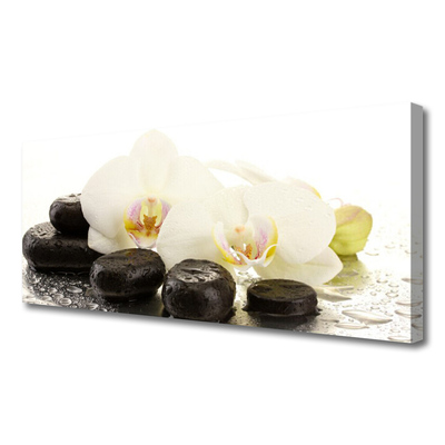 Quadro canvas Arte em Pedras de Flores