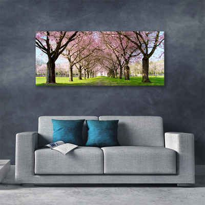 Quadro em tela Caminho da Natureza das Árvores