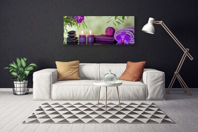 Quadro canvas Pedras Velas Arte