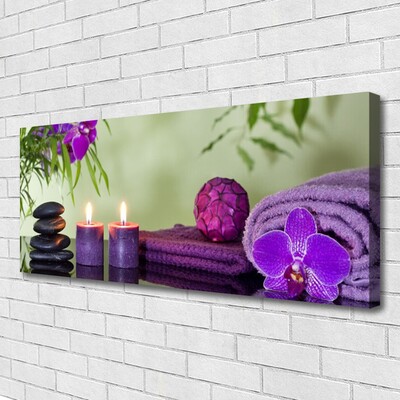 Quadro canvas Pedras Velas Arte