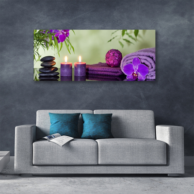Quadro canvas Pedras Velas Arte