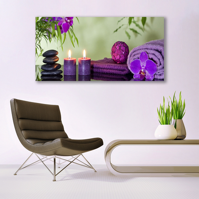 Quadro canvas Pedras Velas Arte