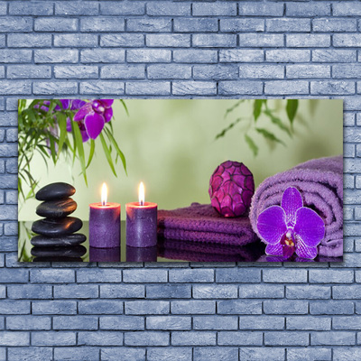 Quadro canvas Pedras Velas Arte