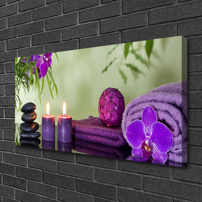 Quadro canvas Pedras Velas Arte