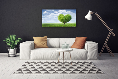 Quadro em tela Árvore Coração Natureza