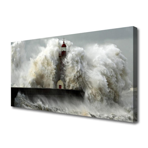 Quadro em tela Paisagem do Farol